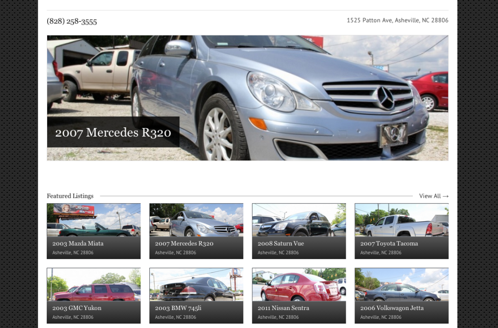 New Website for Jurobs Used Cars